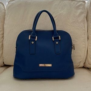 Blue Ivanka Trump Handbag with Crossbody excellent condition!